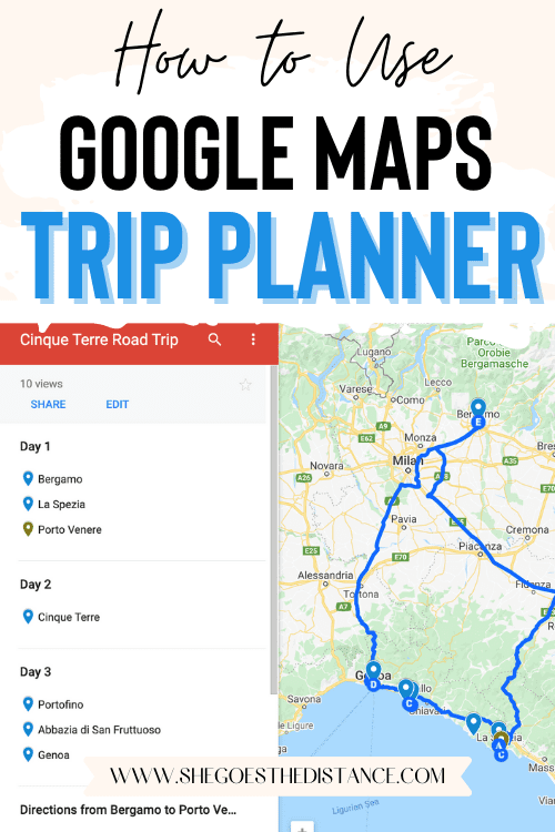 google trip planner maps